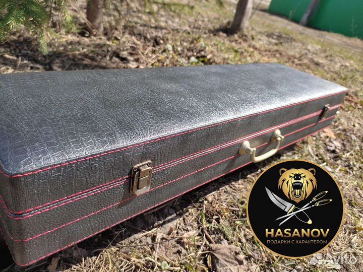 Набор шампуров подарочный