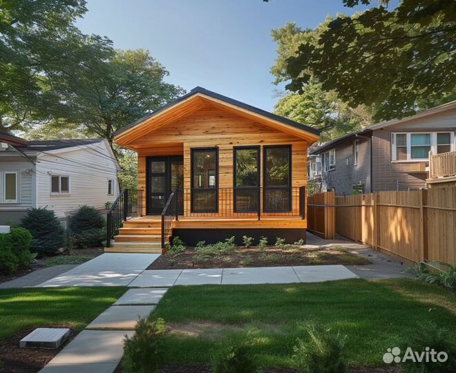 Утеплённый Мини дом с Чистовой Отделкой