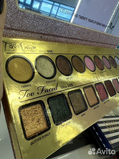 Тени для глаз Too faced