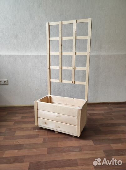 Кашпо, Деревянная клумба, цветник