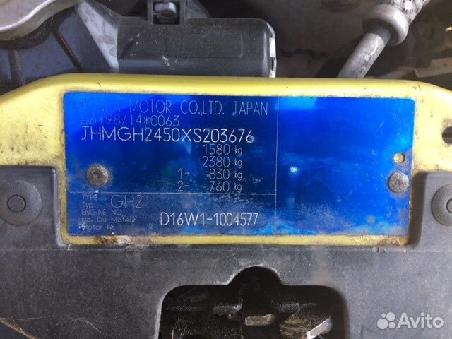 Разбор на запчасти Honda HRV