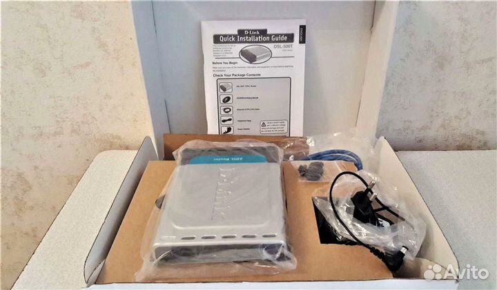 Новый модем роутер DSL-500T