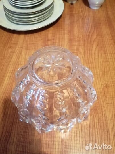 Хрустальная конфетница СССР