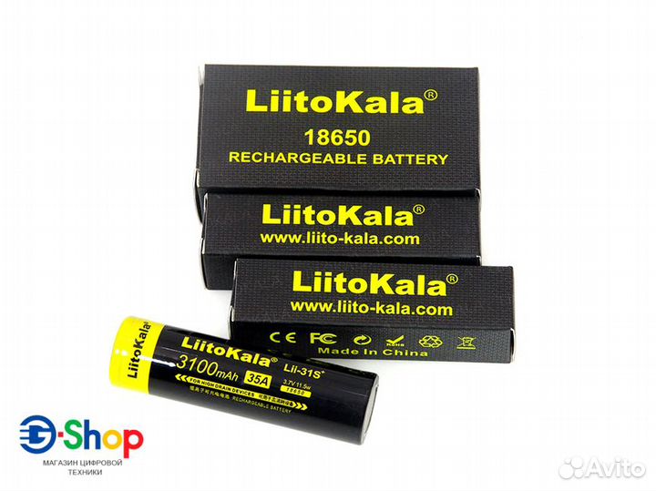 Аккумулятор высокотоковый 35A 18650 Lii-31S 3100mA