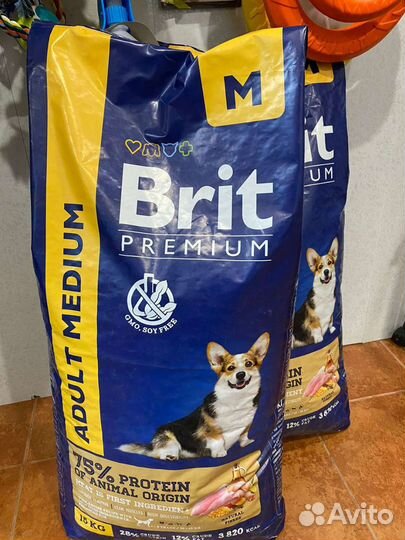 Корм для собак Брит 18кг