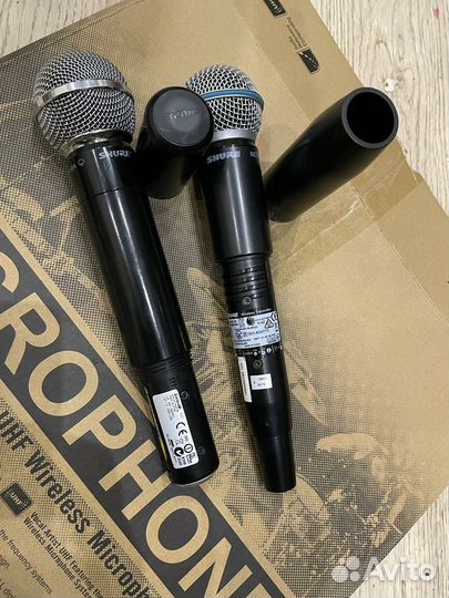 Радиомикрофоны Shure beta58A (SLX/glxd)