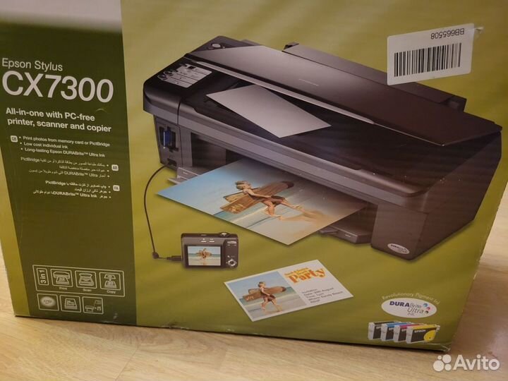Цветной струйный мфу принтер Epson CX7300