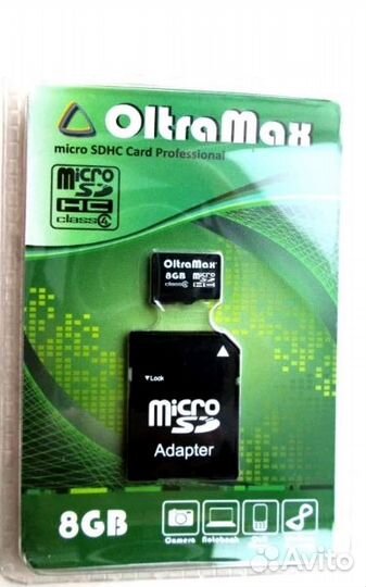 Карта памяти OltraMax 8Gb