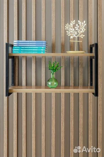 Полка для книг лофт