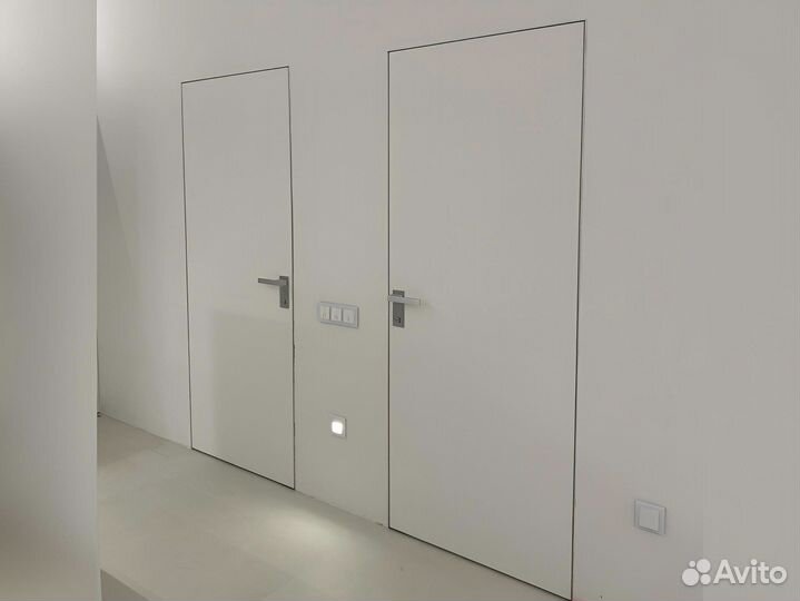 Двери межкомнатные скрытого монтажа Invisible