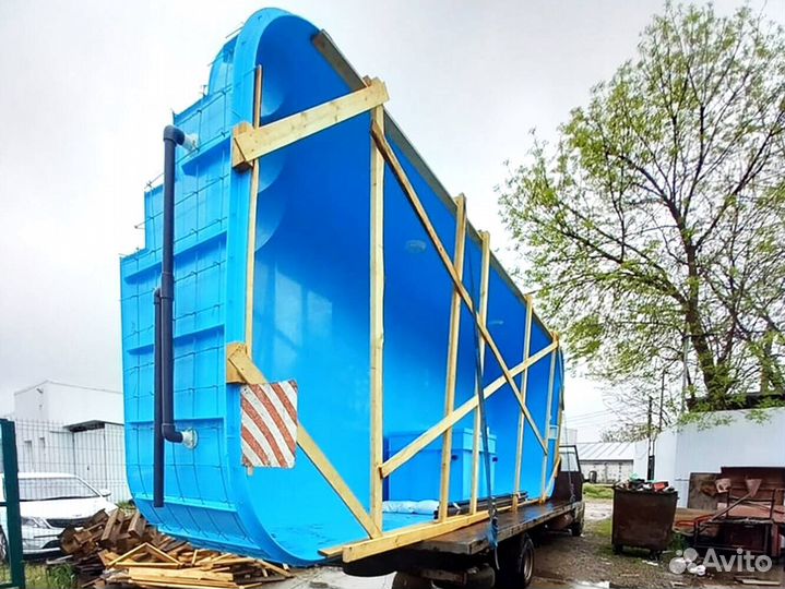 Бассейн 8x3 полипропиленовый