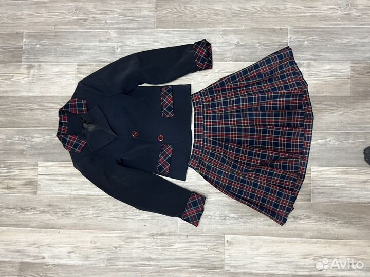 Школьная форма, шотландка, 1 -2 класс