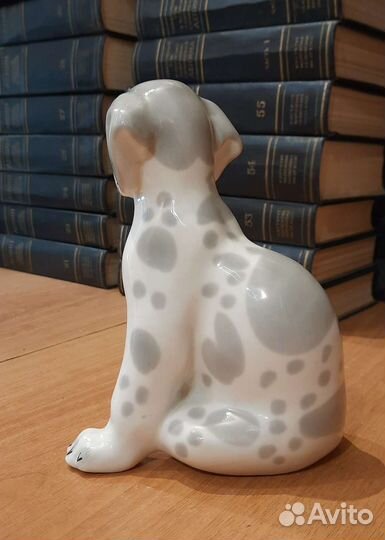 Статуэтка Щенок дога, лфз, 17 см, фарфор
