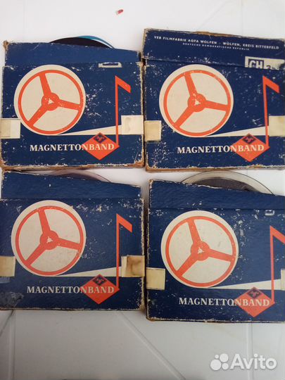 Магнитная лента, катушки 60х.годов прошлого века