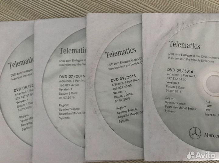Telematics CD/DVD для Mercedes