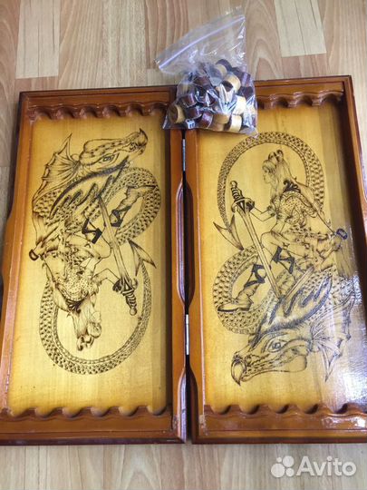 Нарды ручной работы резные