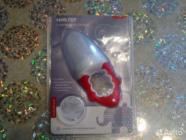 Ниблер с нейлоновой сеточкой, нагрудники и тарелка