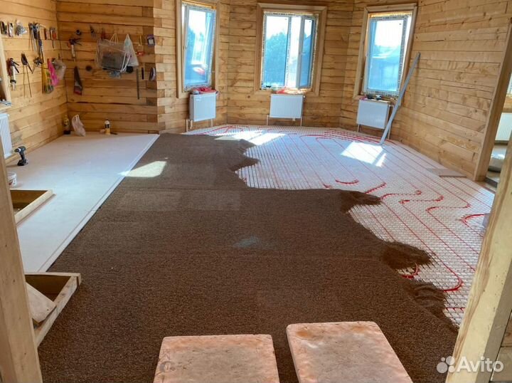 Сухая стяжка пола (Knauf супер пол)