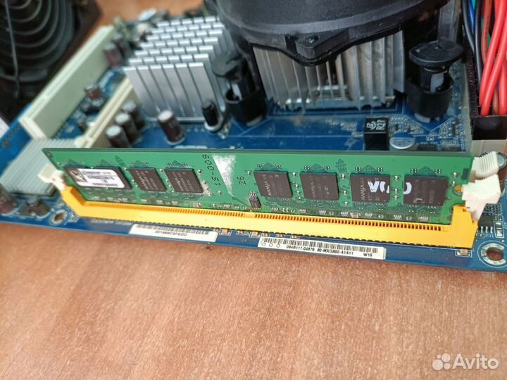 Материнка 775 + процессор core 2 duo e4600/3 ddr2