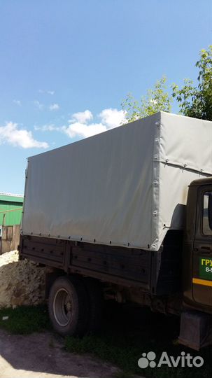 Кузов бортовой с тентом и фермой газ 3307 и газ 53