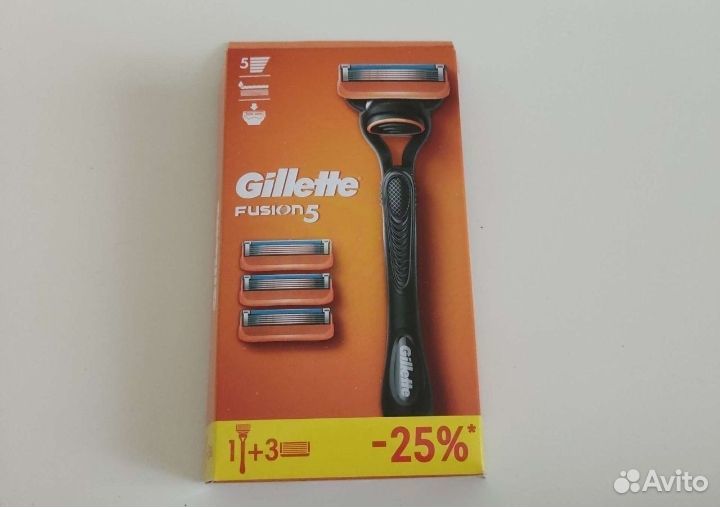 Станок Gillette Fusion5+4 кассеты, оригинал