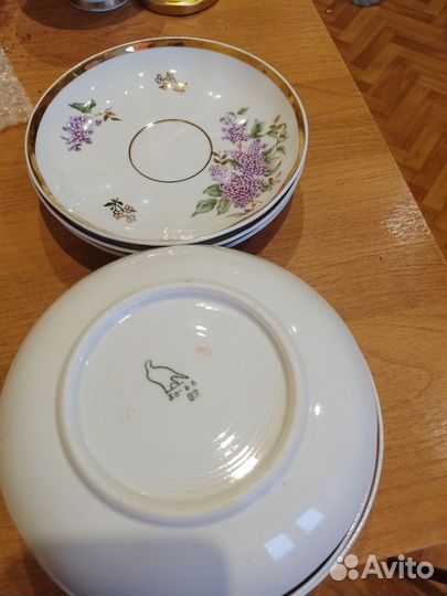 Блюдце сирень дулево