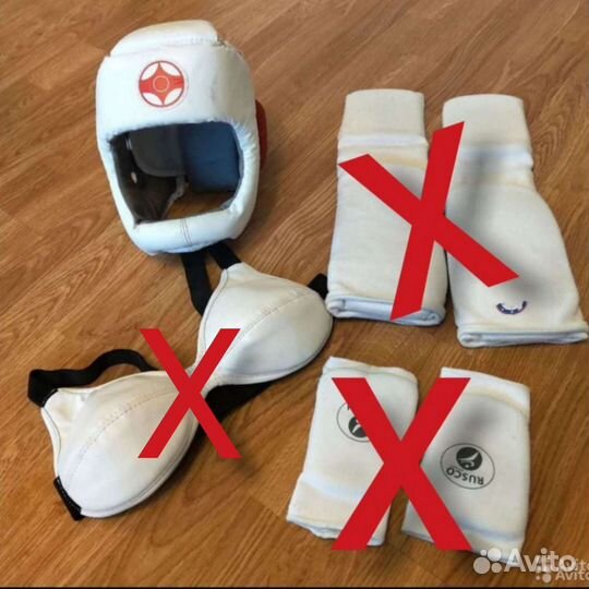 Шлем для занятий каратэ