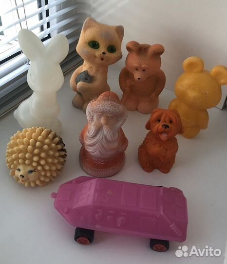 Резиновые игрушки СССР