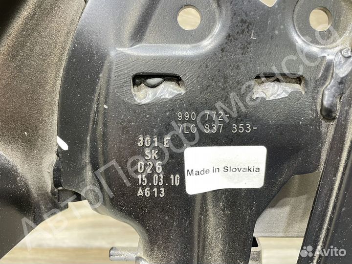 Каркас передней левой правой двери Touareg 1