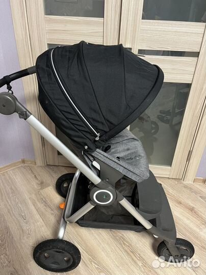 Коляска stokke scoot люлька и прогулочная