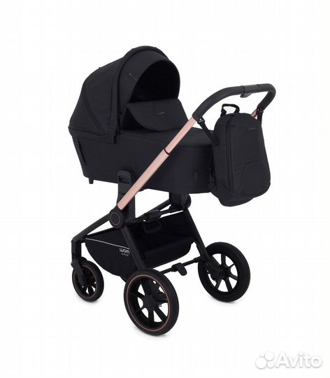 Коляска 3 в 1 Mowbaby Zoom Gold Black