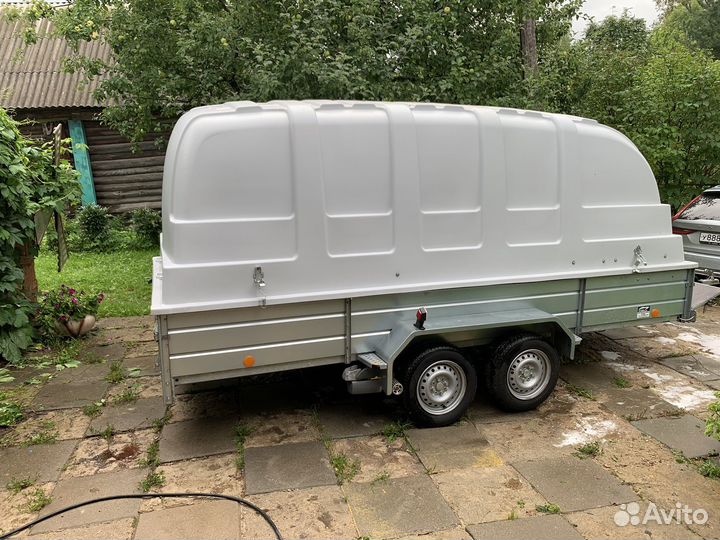 Прицеп для перевозки снегоходов и квадроциклов