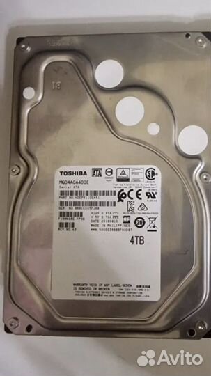 Жесткий диск toshiba 4tb