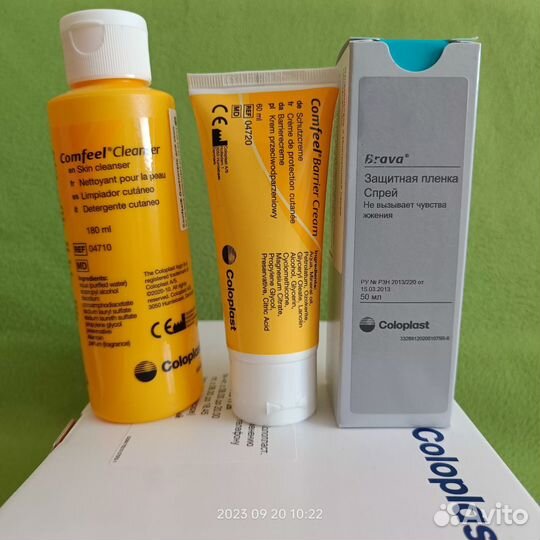 Калоприемники coloplast:пластины177370,мешки176210