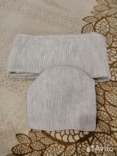 Шапка зимняя женская и шарф