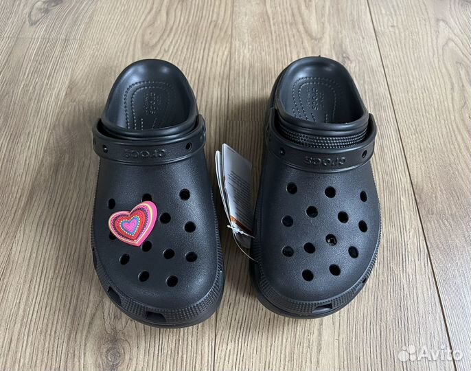 Crocs новые сабо Classic Cutie Black 36