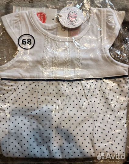 Вещи пакетом для девочки 68 размер