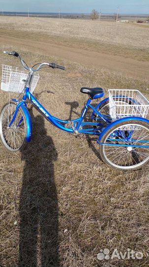 Взрослый трехколесный велосипед