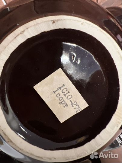 Чайник керамический СССР набор