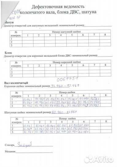 Коленвал Iveco 99437550