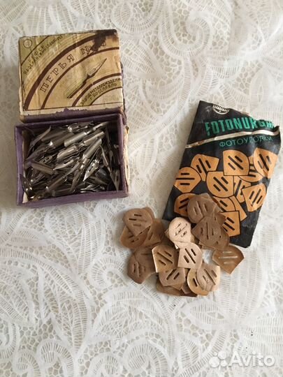 Товары ссср.канцелярия.Чернильные и авто ручки,лин