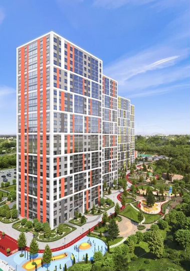 2-к. квартира, 67,2 м², 4/25 эт.