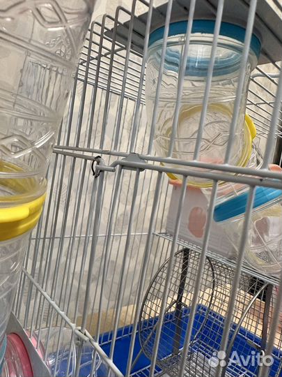 Клетка для хомяка с трубами, прогулочный шар