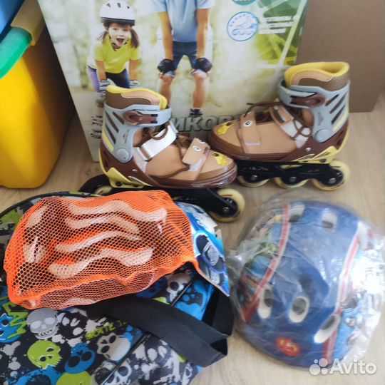 Детские ролики и защита