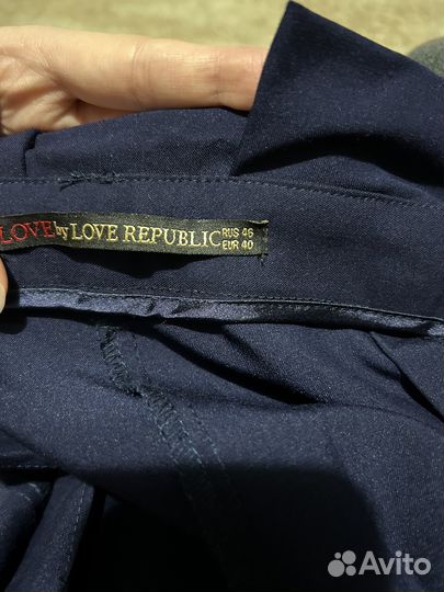 Брюки женские синие Love Republic