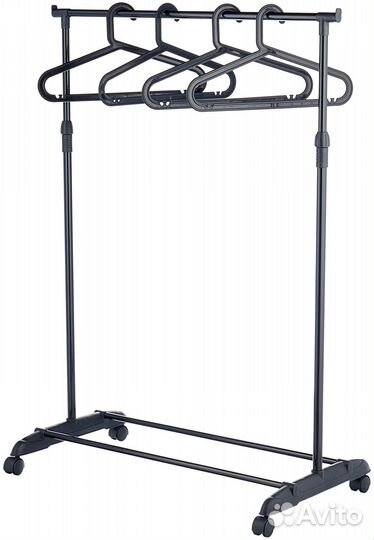 Вешалка -рейл напольная металлическая до 10 кг нов