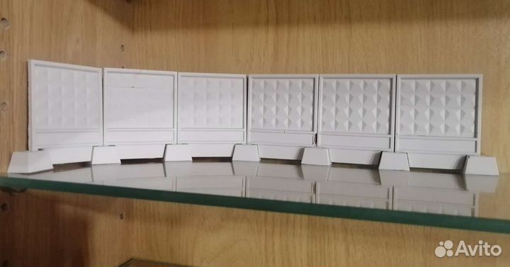 Забор бетонный по-2/по-2м