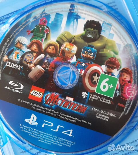 Lego marvel Мстители ps4