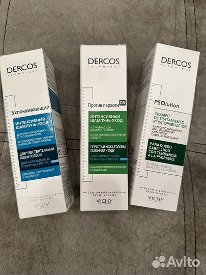 Шампуни Vichy Dercos
