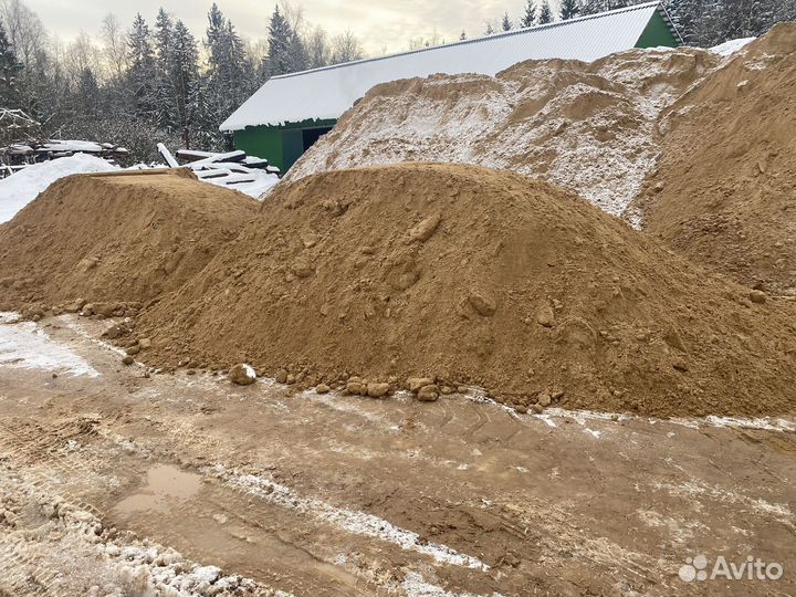 Песок щебень доставка